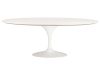 King Home Tulip Ellipse Ovális Étkezőasztal MDF Fehér