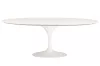 King Home Tulip Ellipse Ovális Étkezőasztal MDF Fehér