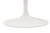 King Home Tulip Ellipse Ovális Étkezőasztal MDF Fehér