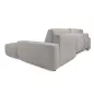 King Home MIA Sarokkanapé Ágyazható Funkcióval Szürke