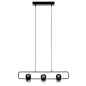 King Home Blink 3 LED Függőlámpa Fém Fekete Állítható