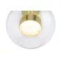 King Home Capri Wall Üveg Gömb Fali Lámpa Arany LED