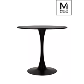 Modesto Design Tulip 80 Kerek Asztal MDF Fekete