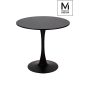 Modesto Design Tulip 80 Kerek Asztal MDF Fekete
