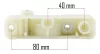 Powermat Aerátor Tengelytartó – 100 mm, 17 mm furat – PM-AEW-2550M (PM-AEW-2550M-OW)