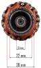 Powermat Gyepszellőztető Forgórész – 195mm, 2 csapággyal – PM-AEW-2550M típushoz (PM-AEW-2550M-WI)