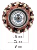 Powermat Forgórész Gyepszellőztetőhöz – 200mm, 2 csapággyal – PM-AEW-2600T típushoz (PM-AEW-2600T-WI)