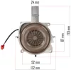 Powermat Webasto Állófűtés Motor – 12V/24V, 143mm – PM-AG-8M szériához (PM-AG-8M-SI)