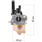   Powermat Porlasztó Áramfejlesztőhöz – 40mm furattávolság, OHV motorokhoz – PM-AGR-3000 széria (PM-AGR-3000-GA)