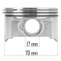   Powermat Dugattyú Készlet – 70mm magasság, ø 17mm csapszeg furat – OHV motoros áramfejlesztőkhöz (PM-AGR-3000-TK)
