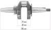 Powermat Főtengely Áramfejlesztőhöz – 230mm, 170F/OHV motorokhoz – PM-AGR-3000 széria (PM-AGR-3000-WK)
