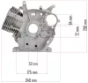 Powermat Motorblokk – GX390 (13 LE) motorhoz – PM-AGR-6500 / 7500 áramfejlesztőhöz (PM-AGR-6500/7500-BS)