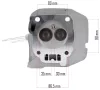 Powermat Hengerfej Áramfejlesztőhöz – 170mm, szelepekkel – GX390 / PM-AGR széria (PM-AGR-6500/7500-GK)