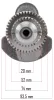 Powermat Főtengely Áramfejlesztőhöz – 290mm, GX390 motorhoz – PM-AGR-6500 / 7500 széria (PM-AGR-6500/7500-WK)
