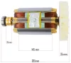 Powermat Áramfejlesztő Forgórész (Wirnik) – 265mm hossz, 230V/400V – PM-AGR-7500 szériához (PM-AGR-7500-WI)
