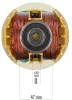 Powermat Áramfejlesztő Forgórész (Wirnik) – 265mm hossz, 230V/400V – PM-AGR-7500 szériához (PM-AGR-7500-WI)