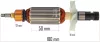 Powermat Felsőmaró Forgórész – 180 mm hossz, 55 mm ventilátor – PM-FWG-2000T típushoz (PM-FGW-2000T-WI)