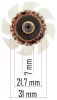 Powermat Felsőmaró Forgórész – 180 mm hossz, 55 mm ventilátor – PM-FWG-2000T típushoz (PM-FGW-2000T-WI)