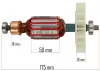 Powermat Forgórész Elektromos Kapálógéphez – 175mm, 1700W – PM-GGE-1700M széria (PM-GGE-1700M-WI)