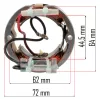 Powermat Kapálógép Állórész – 82x72 mm – PM-GGE-1900M típushoz (PM-GGE-1900M-SN)