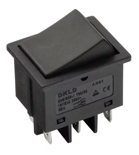 Powermat Kapcsoló Kapálógéphez – 6-pólusú, 14A, Pillanatkapcsoló – PM-GGE-2000M (PM-GGE-2000M-PK)