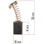   Powermat Szénkefe Készlet – 7x10x14mm, Rugós – PM-GGE-2000M kapálógéphez (PM-GGE-2000M-SZ)
