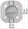 Powermat Kompresszor Hengerfej – 62x70 mm furattávolság, 19 mm menet – PM-KO széria (PM-KO-100T-150T-200T-230/400V-GC)