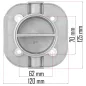   Powermat Kompresszor Hengerfej – 62x70 mm furattávolság, 19 mm menet – PM-KO széria (PM-KO-100T-150T-200T-230/400V-GC)