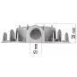   Powermat Kompresszor Hengerfej – 62x70 mm furattávolság, 19 mm menet – PM-KO széria (PM-KO-100T-150T-200T-230/400V-GC)