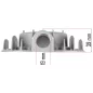   Powermat Kompresszor Hengerfej – 62x70 mm furattávolság, 19 mm menet – PM-KO széria (PM-KO-100T-150T-200T-230/400V-GC)