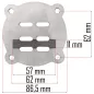   Powermat Kompresszor Szeleplemez Készlet – 86,5 mm átmérő, 62 mm furattávolság – PM-KO-100T/150T/200T szériához (PM-KO-100T-150T-200T-230/400V-KBL)