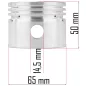   Powermat Kompresszor Dugattyú Készlet – ø 65mm, 3 gyűrűvel – PM-KO-100T/150T/200T szériához (PM-KO-100T-150T-200T-230/400V-TK)