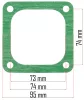 Powermat Kompresszor Tömítés Készlet – 3 részes, 74/61mm furattávolság – PM-KO-100T, 150T, 200T (PM-KO-100T-150T-200T-230/400V-ZUS)