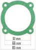 Powermat Kompresszor Tömítés Készlet – 3 részes, 74/61mm furattávolság – PM-KO-100T, 150T, 200T (PM-KO-100T-150T-200T-230/400V-ZUS)