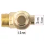   Powermat Kompresszor Visszacsapó Szelep – 1/2" x 3/8", 1/8" tehermentesítő – PM-KO széria (PM-KO-100T-150T-200T-230/400V-ZZ)