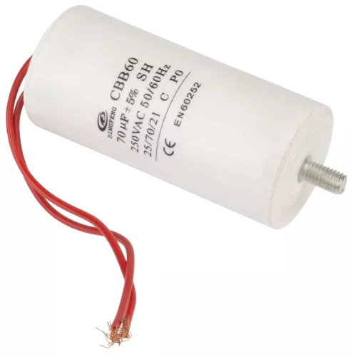 Powermat Kompresszor Kondenzátor – 70µF, 250V, CBB60 – PM-KO-100T-V2 típushoz (PM-KO-100T-V2-KN)
