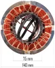 Powermat Kompresszor Állórész – 160mm hossz, ø 75mm furat – PM-KO-100T szériához (PM-KO-100T-V2-SN)