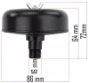 Powermat Kompresszor Légszűrő – 16mm (3/8"), Szivacsbetéttel – PM-KO széria (PM-KO-24T-100T-V2-FI)