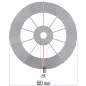   Powermat Kompresszor Ventilátor Lapát – ø 150mm, 14mm furat – PM-KO-24T, PM-KO-50T (PM-KO-24T-50T-WEN)