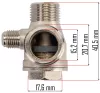 Powermat Visszacsapó Szelep – 5/8" x 3/4" x 3/8", Univerzális – PM-KO-24T és PM-KO-50T kompresszorokhoz (PM-KO-24T-50T-ZZ)