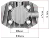 Powermat Kompresszor Hengerfej – 130x93mm, 15mm menet – PM-KO-24T, PM-KO-50T (PM-KO-24T-GC)