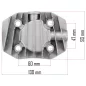   Powermat Kompresszor Hengerfej – 130x93mm, 15mm menet – PM-KO-24T, PM-KO-50T (PM-KO-24T-GC)
