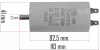 Powermat Kompresszor Kondenzátor – 20µF, 450V, CBB60 – PM-KO-24T típushoz (PM-KO-24T-KN)
