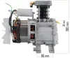 Powermat Kompresszor Motor és Szivattyú Egység – 1.85 kW, 206 L/perc – PM-KO-24T, PM-KO-50T (PM-KO-24T-SPR)