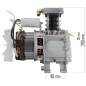   Powermat Kompresszor Motor és Szivattyú Egység – 1.85 kW, 206 L/perc – PM-KO-24T, PM-KO-50T (PM-KO-24T-SPR)