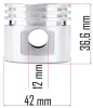 Powermat Kompresszor Dugattyú Készlet – ø 42mm, 3 gyűrűvel – PM-KO-24T és univerzális (PM-KO-24T-TK)