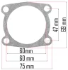 Powermat Kompresszor Tömítés Készlet – 47 x 60 mm furattávolság – PM-KO-24T, PM-KO-50T (PM-KO-24T-ZUS)