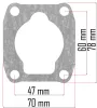 Powermat Kompresszor Tömítés Készlet – 47 x 60 mm furattávolság – PM-KO-24T, PM-KO-50T (PM-KO-24T-ZUS)