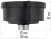 Powermat Légszűrő Kompresszorhoz – 1" (32mm) menet, ø128mm – PM-KO-300T-400V-FI (PM-KO-300T-400V-FI)
