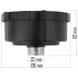   Powermat Légszűrő Kompresszorhoz – 1" (32mm) menet, ø128mm – PM-KO-300T-400V-FI (PM-KO-300T-400V-FI)
